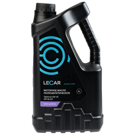 Масло моторное полусинтетическое LECAR Optimum 5W-40 4 л LECAR000012010 1