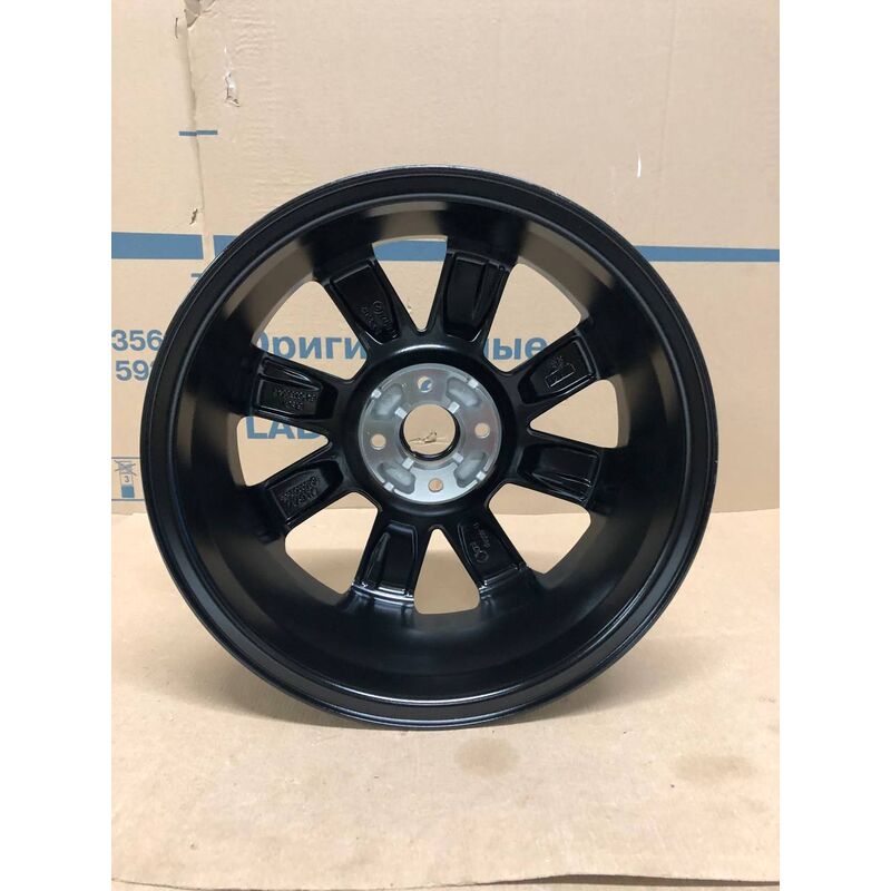 Диск литой 6JxR16H2 Light alloy wheel полностью чёрный глянцевый для Лада Веста 8450038642 4
